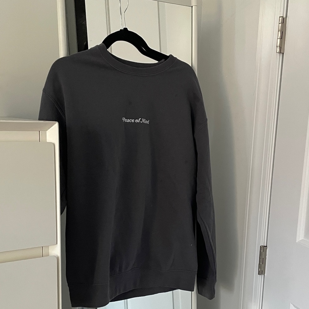Womens  Black Sweater - Peace of Mind